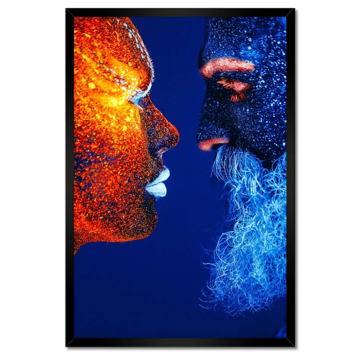 Plakáty v rámu 40x60 Ledový pohled Láska