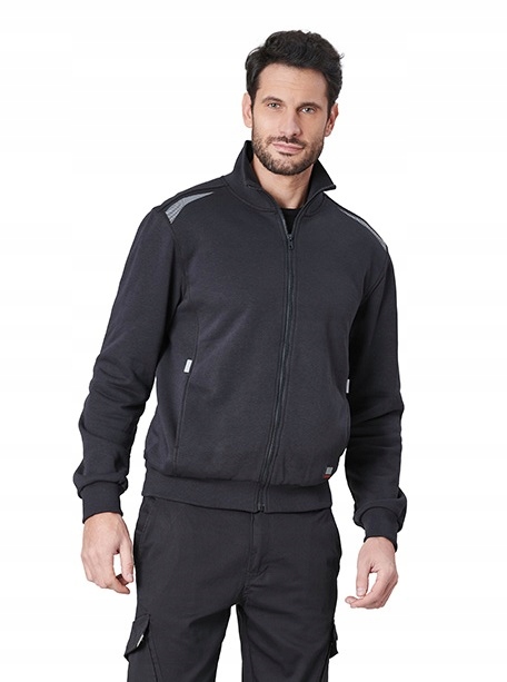 Siggi Černá Pánská Mikina Se Stojáčkem A Ozdobnými Pásky Xs 6FA