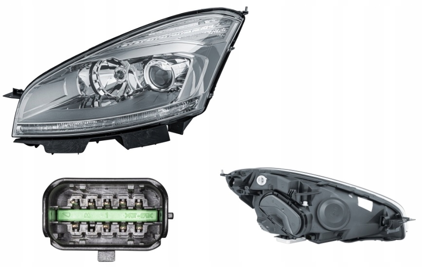 REFLEKTOR LAMPA LEWY CITROEN C4 PICASSO 10- HELLA