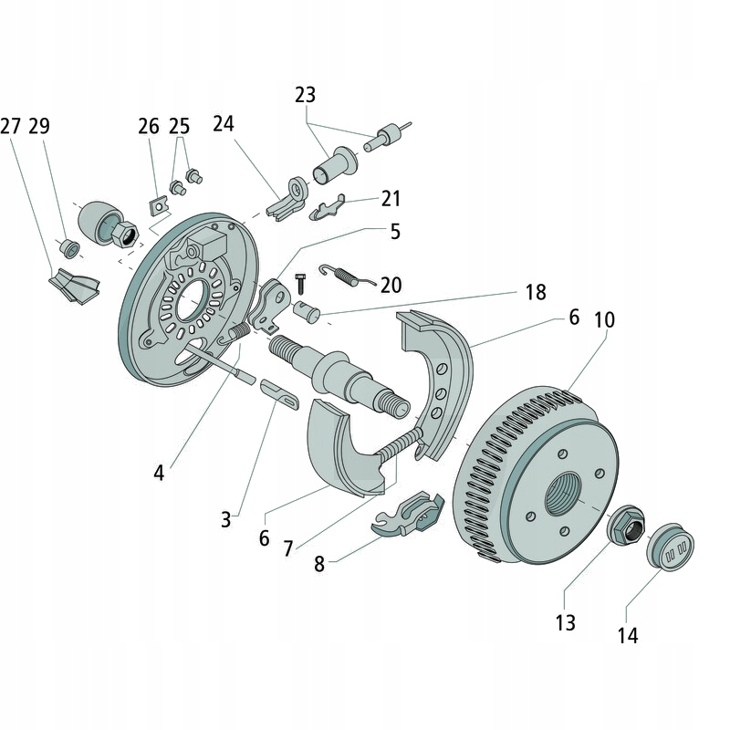 AL-KO Nakrętka kołnierzowa