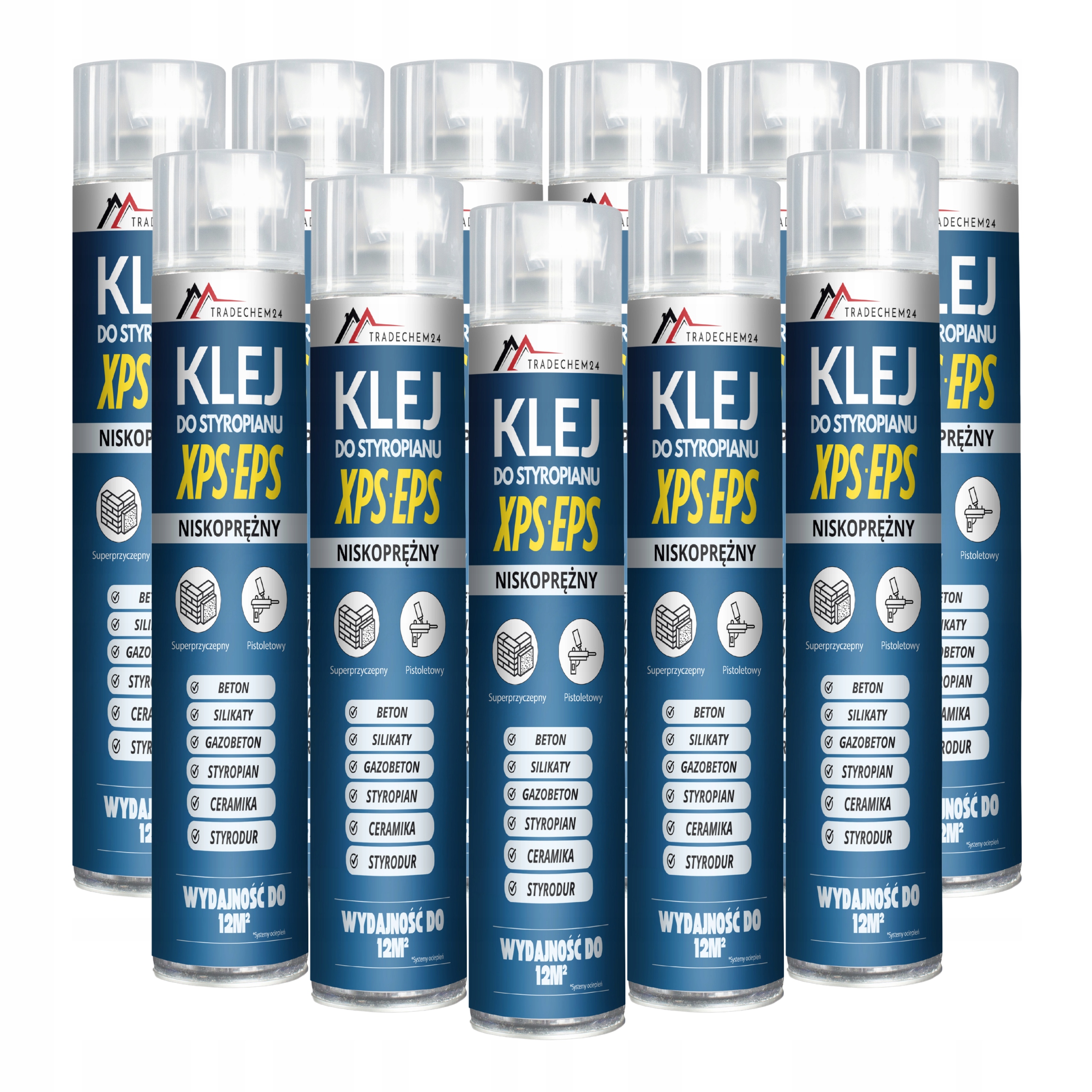 Piano Lepidlo Na Polystyren Xps Eps Pěna 750 ML Nízkotlaké Pěnové Lepidlo