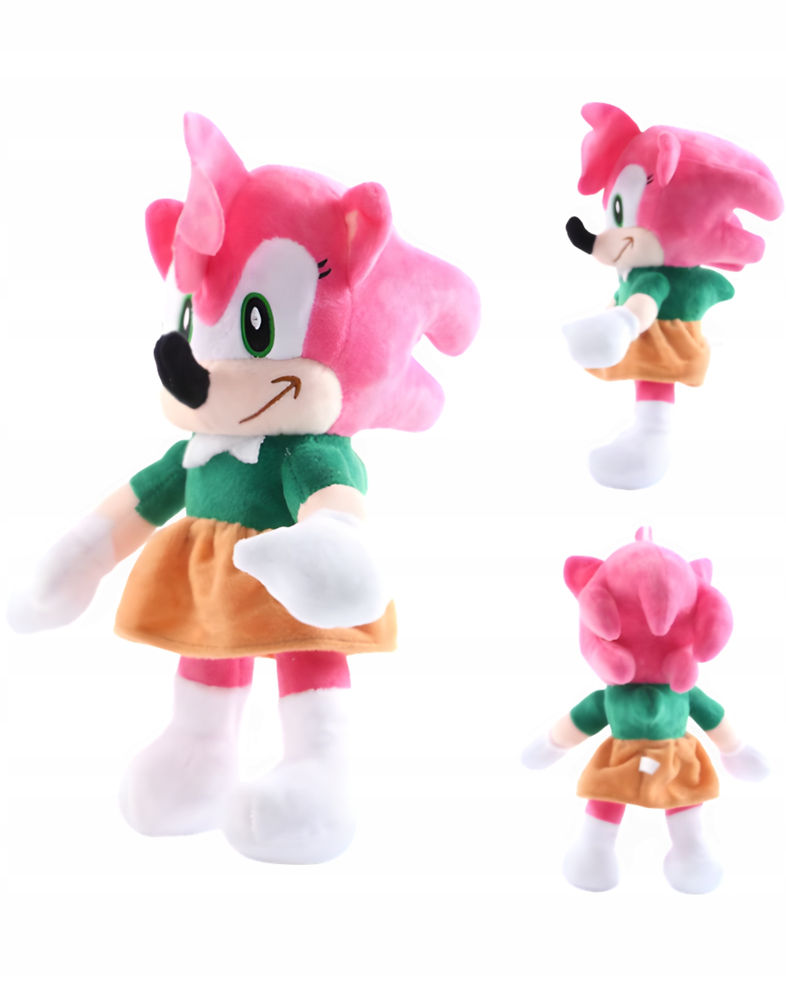 Zestaw 4 maskotek Sonic – pluszaki i poduszki dla dzieci RegMag – Pielęgnacja