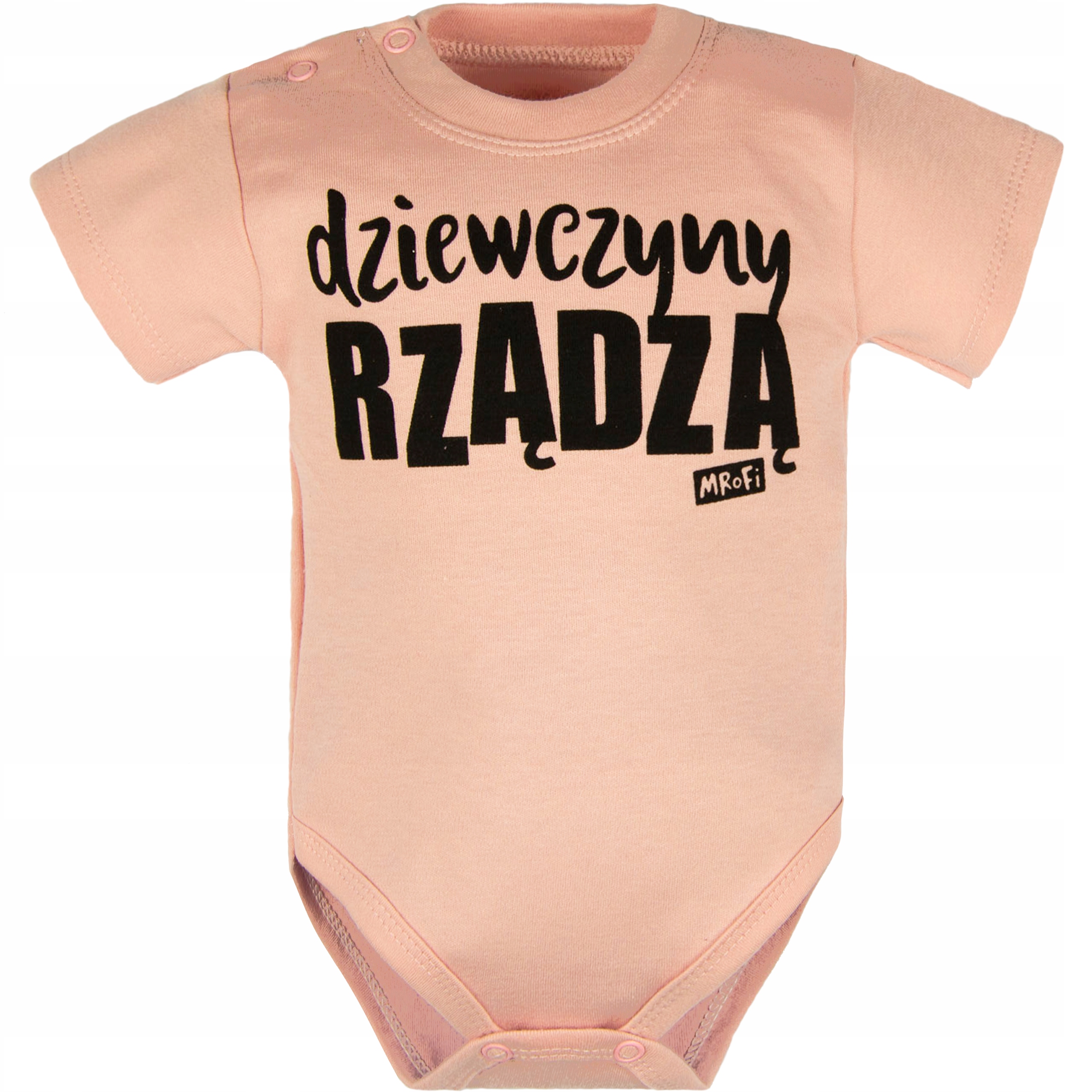 

Body krótki rękaw Dziewczyny Rządzą 68 dziewczęce