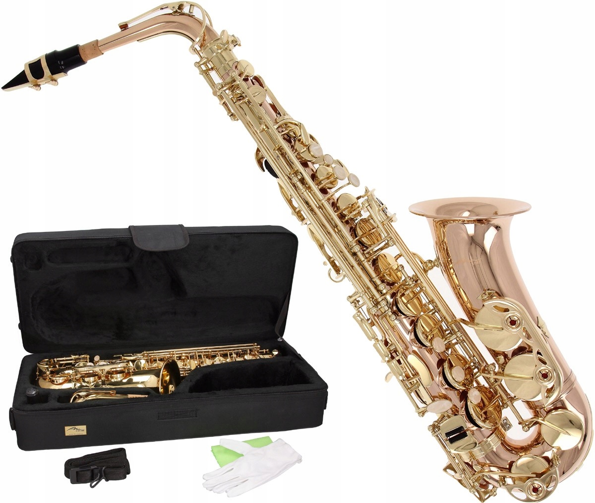 Altový saxofon Es Eb Fis MTSA1011RG M-tunes GoldP