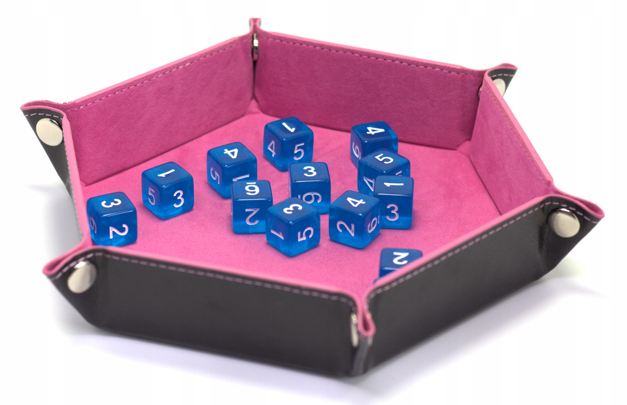 ZESTAW 10 KOSTEK K6 RPG KOŚĆ SZEŚCIOŚCIENNA KRYSZTAŁ MANY 1,6 CM Producent RGFK