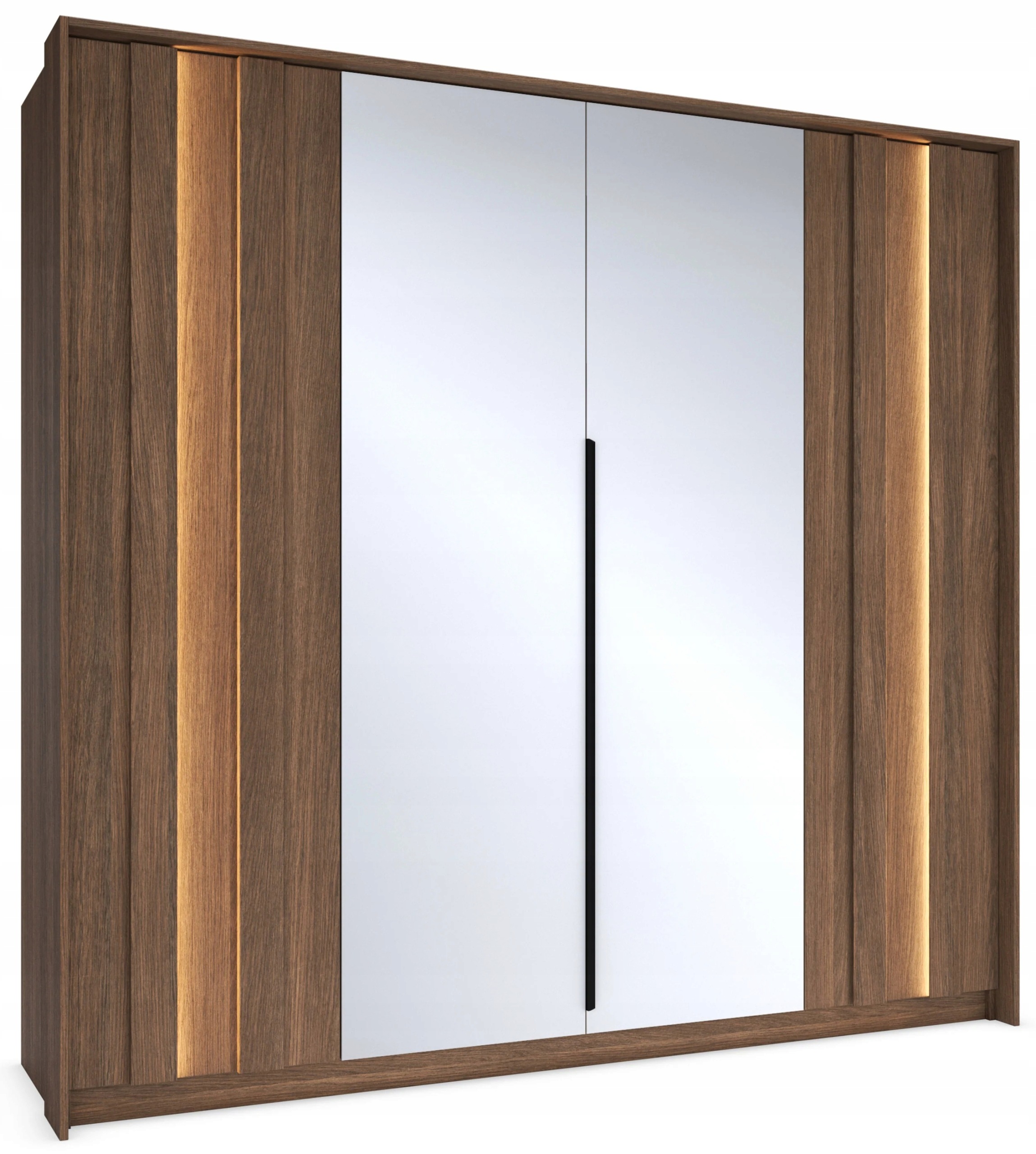 Skříň skříň Amaro se zrcadlem 223 cm dub dunin