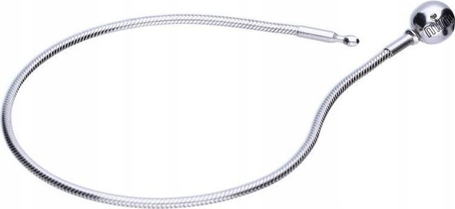 Stříbrný náramek 925 pro přívěsky beads 17 cm, moderní módní vzor