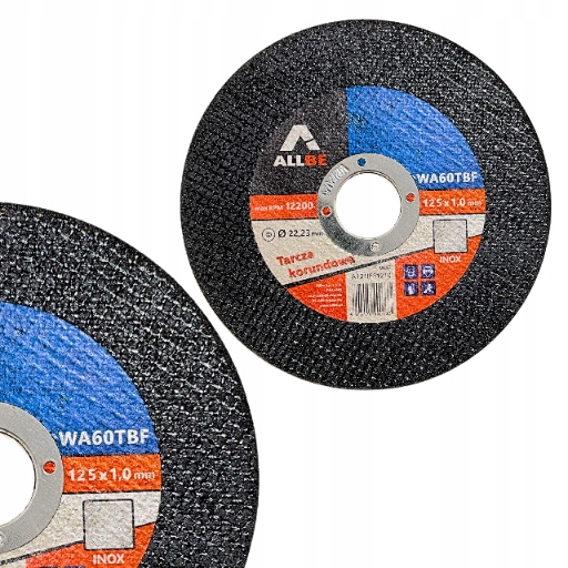 10SZT TARCZA DO CIĘCIA METALU 125MM 1.0MM INOX TARCZE TNĄCE STAL NIERDZEWNA Marka inny