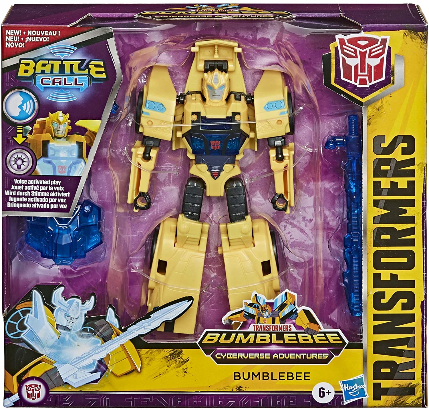 Figurka Transformers Bumblebee Cyberverse Światło