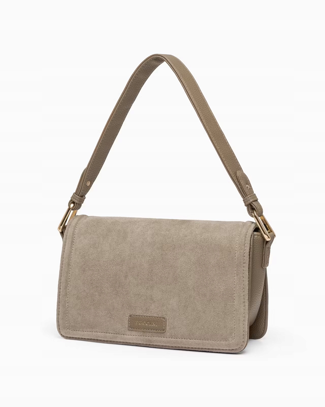 Puccini dámská kabelka crossbody z broušené kůže BK2251026M-2A Béžová