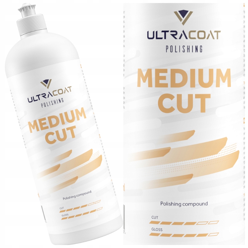 ULTRACOAT MEDIUM CUT 1L ONE STEP JEDNOETAPOWA ŚREDNIO TNĄCA PASTA POLERSKA