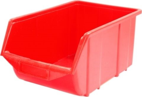 

Pojemnik magazynowy czerwony 295x198x133