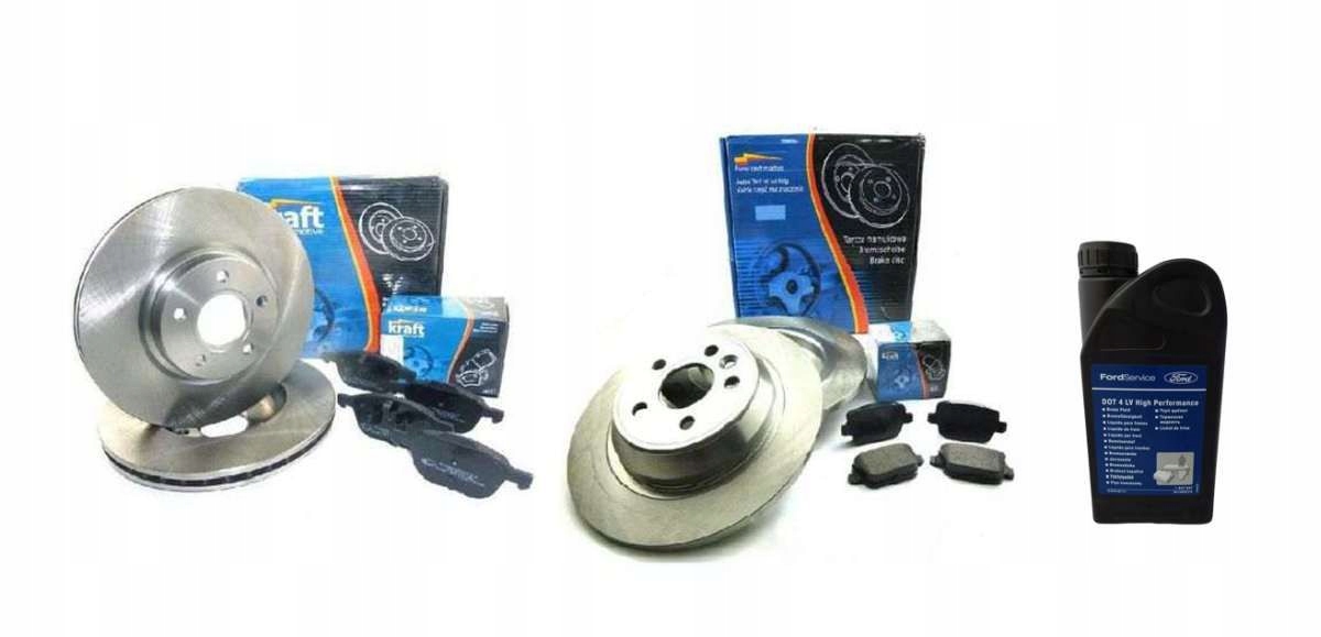 6046430/6006415/6042003/6012304 - Ford Kuga MK1 Диски + Колодки Набір + Безкоштовно