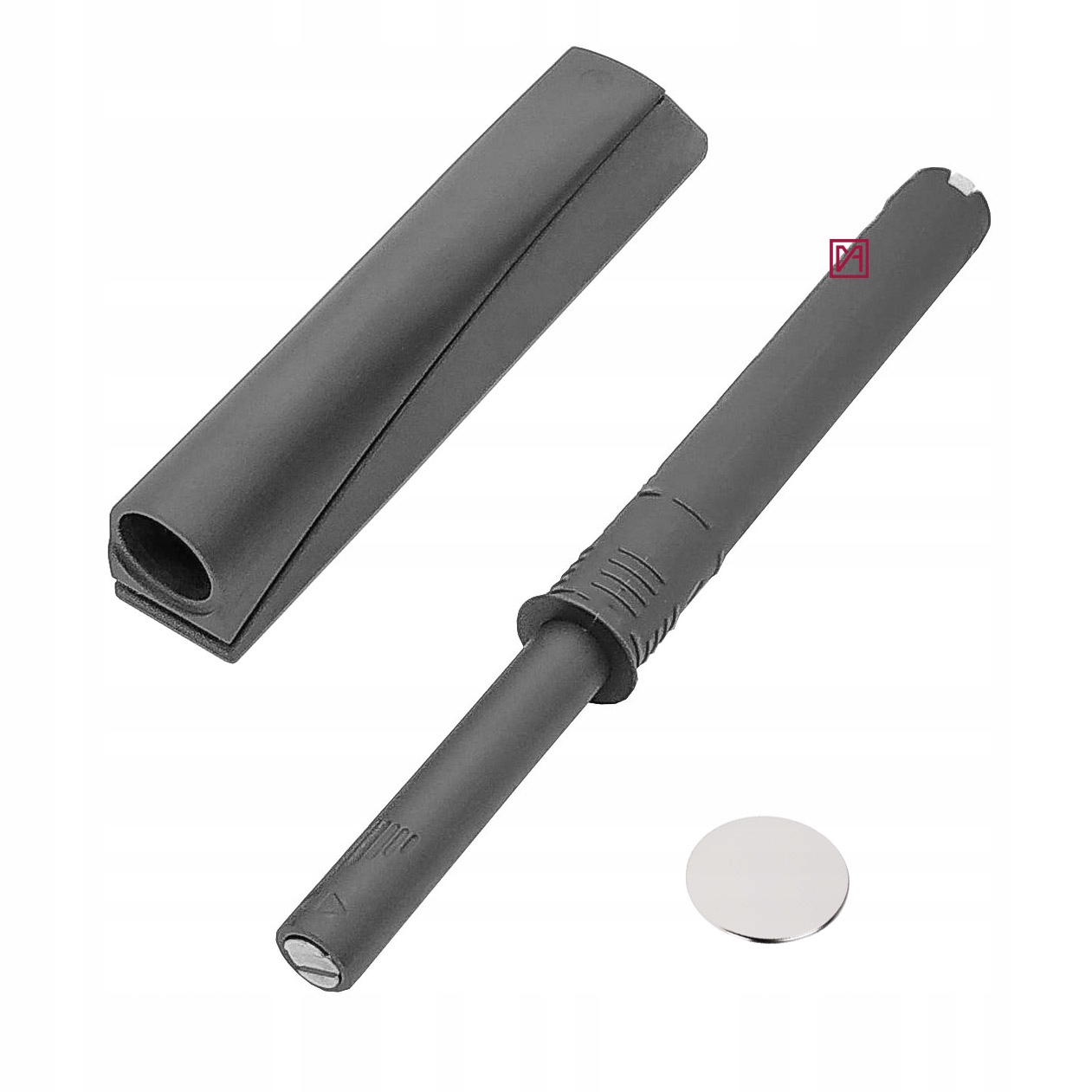 ODBOJNIK PUSH TO OPEN WŁOSKI MAGNETYCZNY ANTRACYT