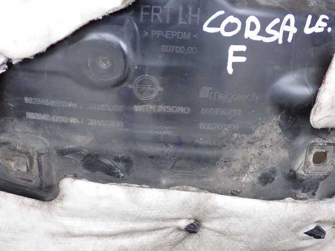 OPEL CORSA F mudguard left front front