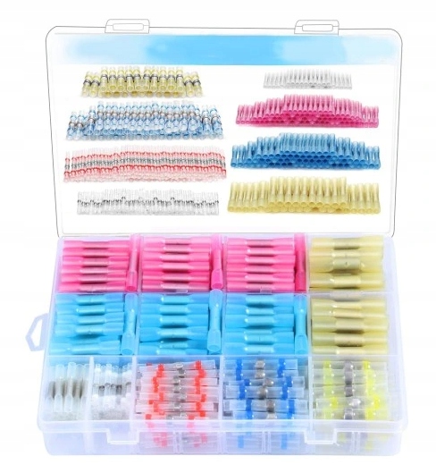 Kontaktní konektory, sada, pájecí výrobky s elektrickými koncovkami