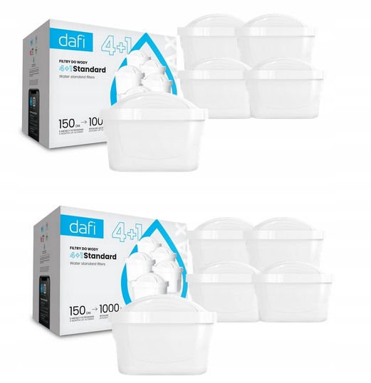 10 Sztuk Wkład Dafi Unimax Filtrujący Do Dzbanka