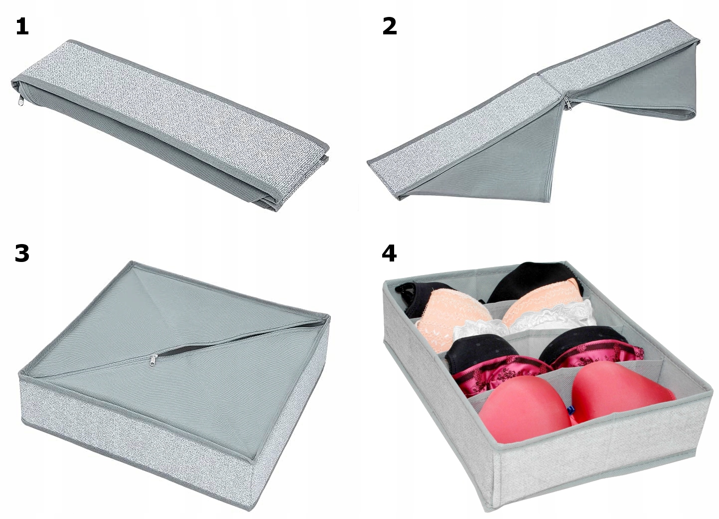 ORGANIZER NA BIELIZNĘ BIUSTONOSZE DO SZUFLADY 2 SZTUKI Marka LaCarte