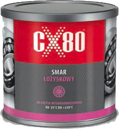 CX80 Smar DO ŁOŻYSK Litowy EP do 220°C 0,5kg Rodzaj towot