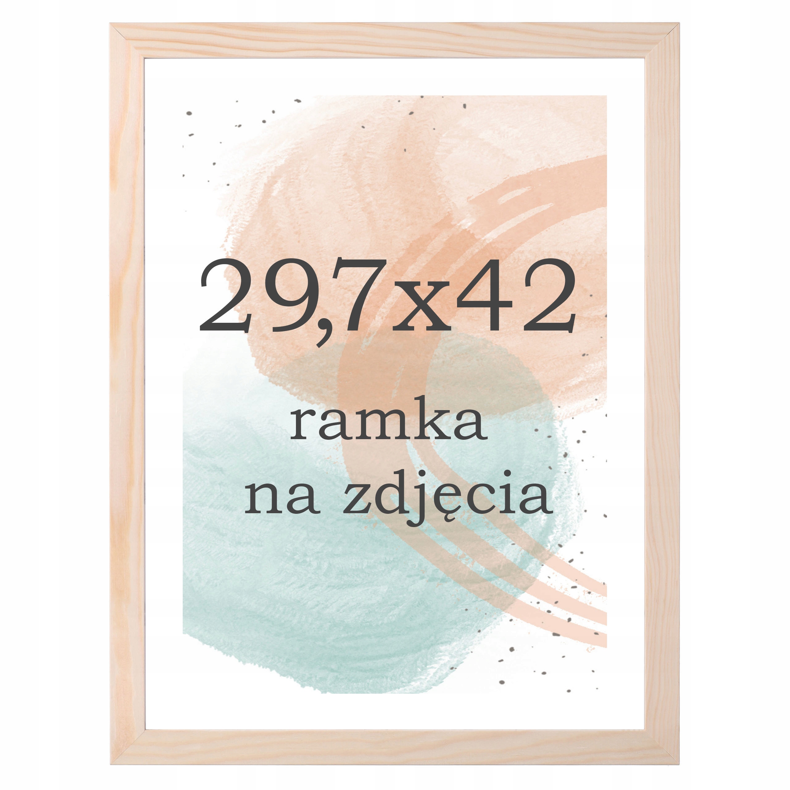 

Ramka A3 drewniana sosnowa ramki 29,7x42