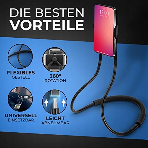 FLEXNCHILL Oryginalny Uchwyt Na Telefon Do Łóżka Z Regulowanym Ramieniem — miniatura 4