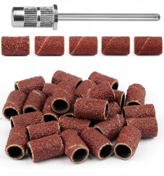 

Frez nakładka 100szt #80 nośnik metalowy pedicure
