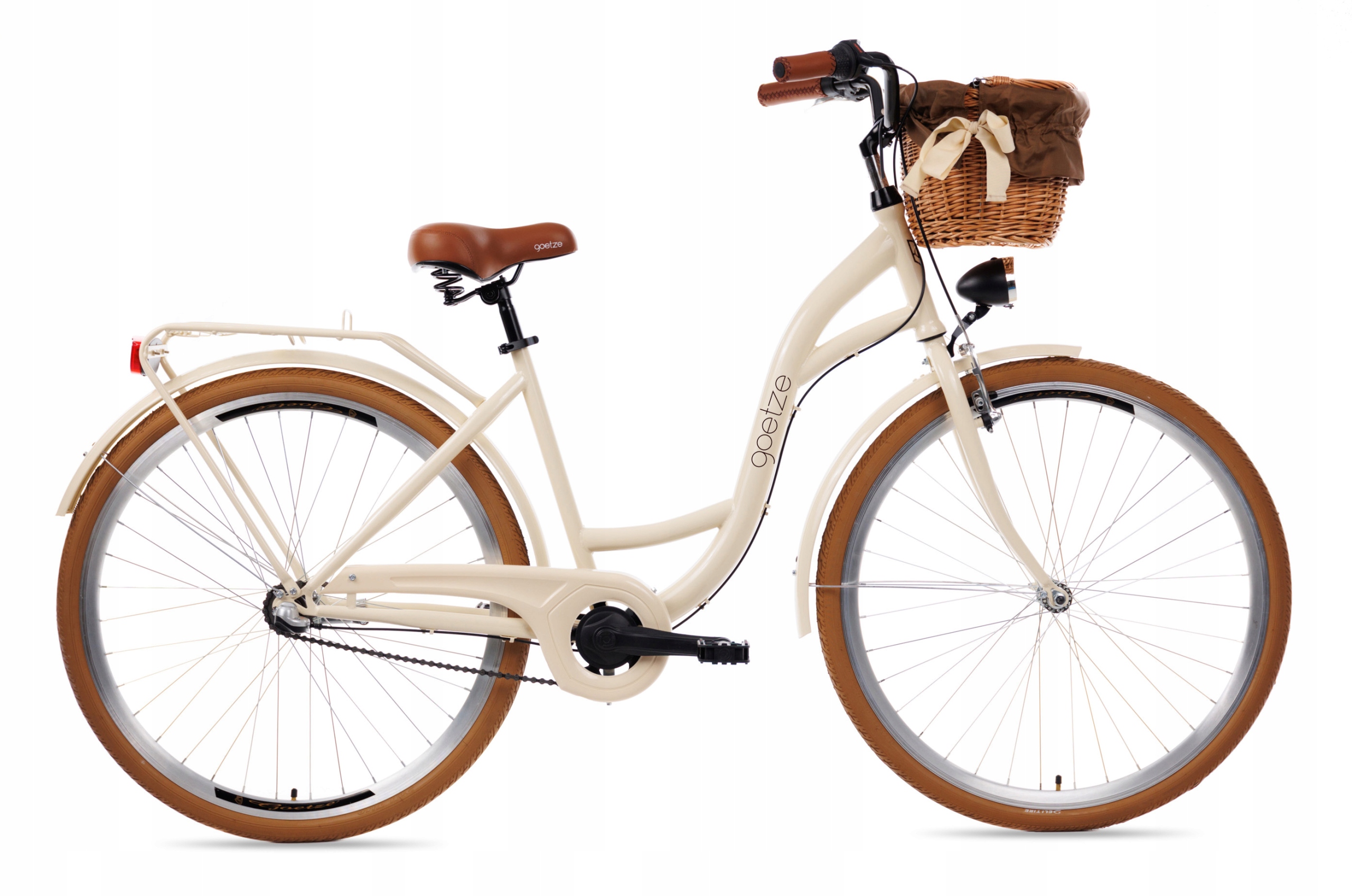 Rower miejski GOETZE Style 28 3b+kosz LEKKA DAMKA Model style