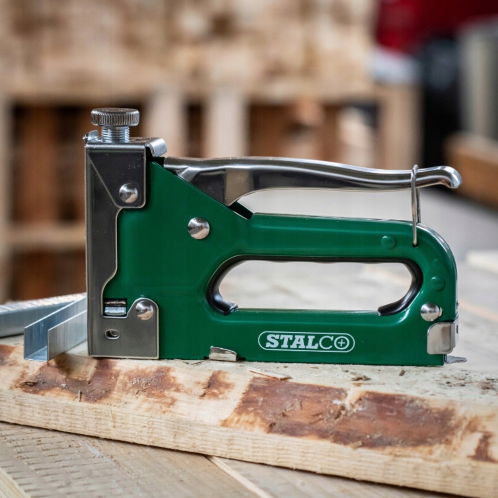 ZSZYWACZ TAPICERSKI TAKER DO ZSZYWEK MOCNY 4-14MM STALCO ZSZYWKI 8mm Minimalna długość zszywek 4 mm