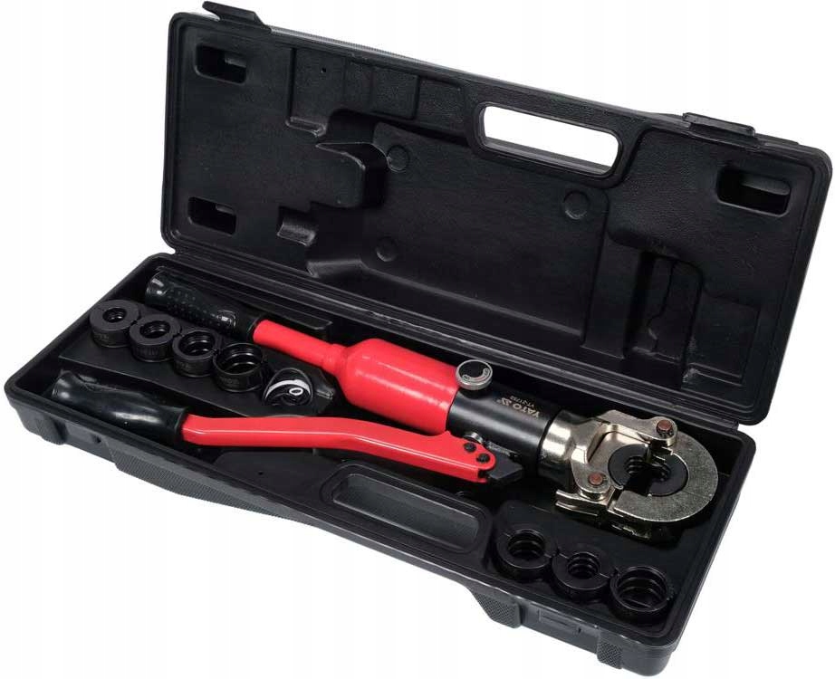 YATO PRASKA ZACISKARKA RUR PEX PERT 8 MATRYC U TH 16-32 Waga produktu z opakowaniem jednostkowym 7.5 kg