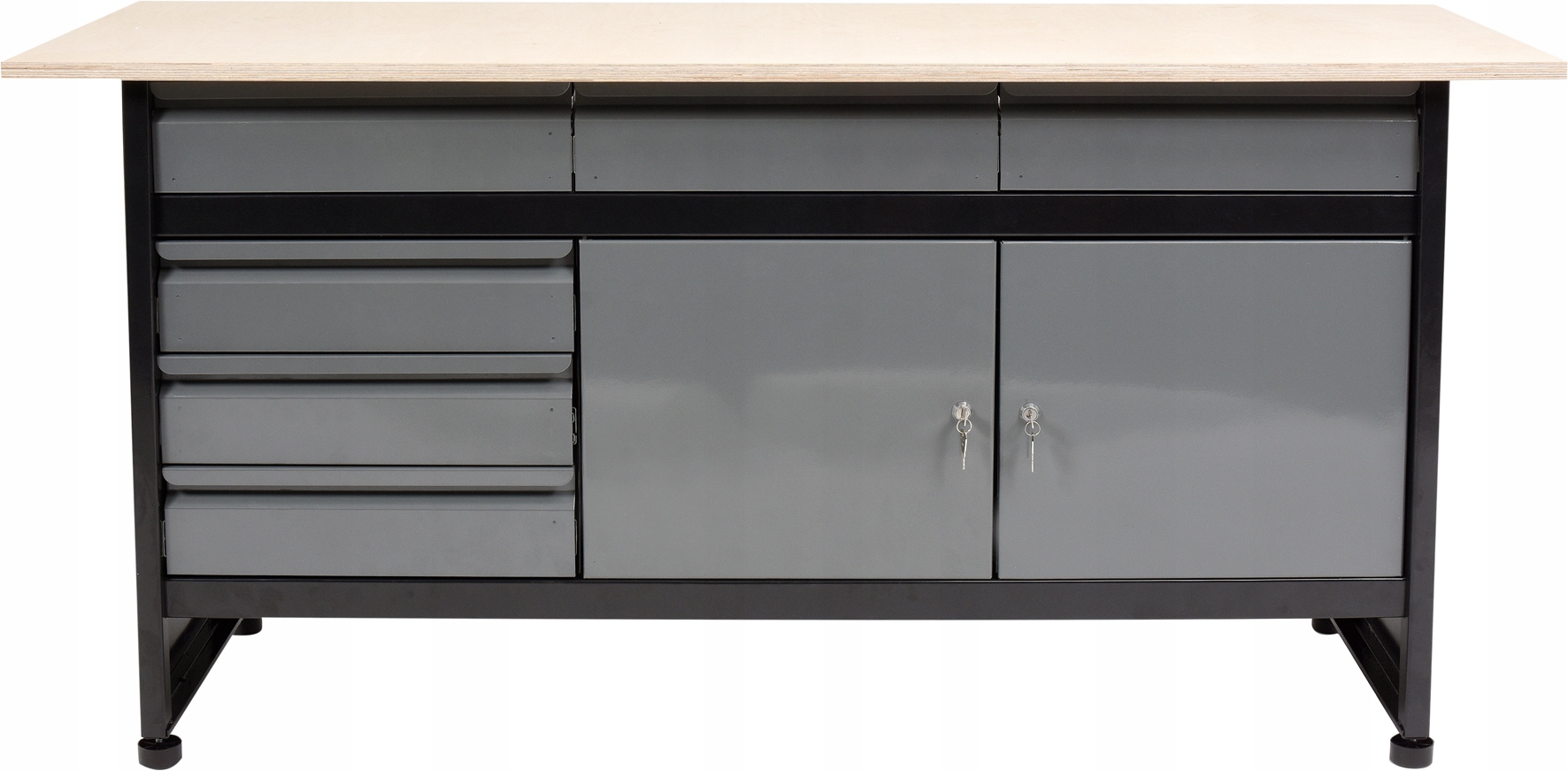 STOL WARSZTATOWY SZAFKA STOJACA METALOWA 170x60cm Producent code Vorel 58456