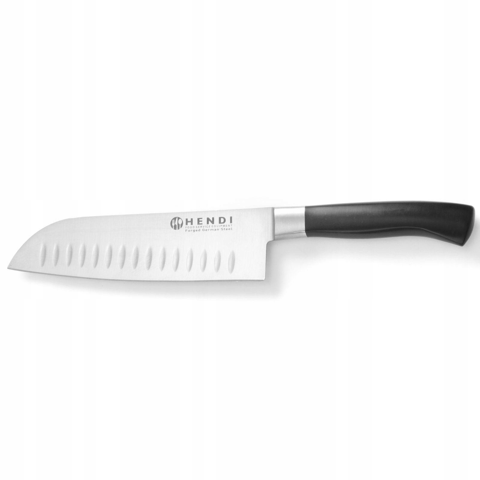 Nůž Santoku s kovanou Ocel kuchyňský, gastronomický, 180 mm Hendi