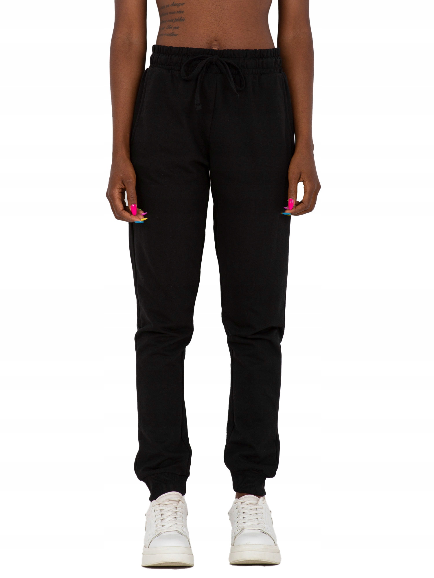 

Spodnie Dresowe damskie basic Dresy troczki XL