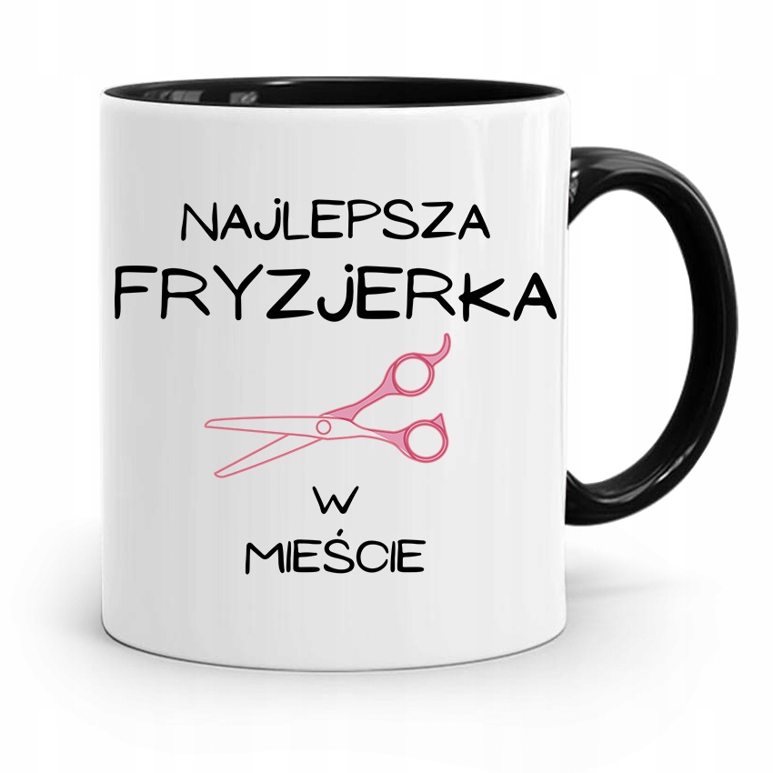 

Kubek Czarny Najlepsza Fryzjerka W Mieśćie