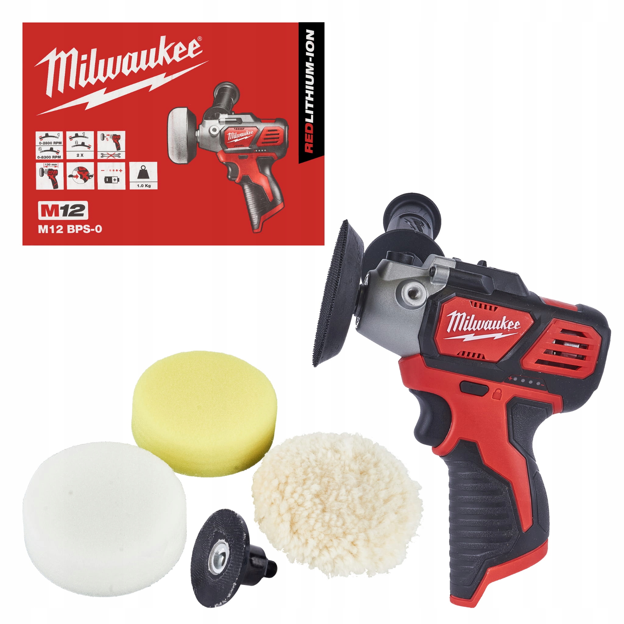 Milwaukee M12 BPS-0 Subkompaktná Leštička Brúska 4933447791