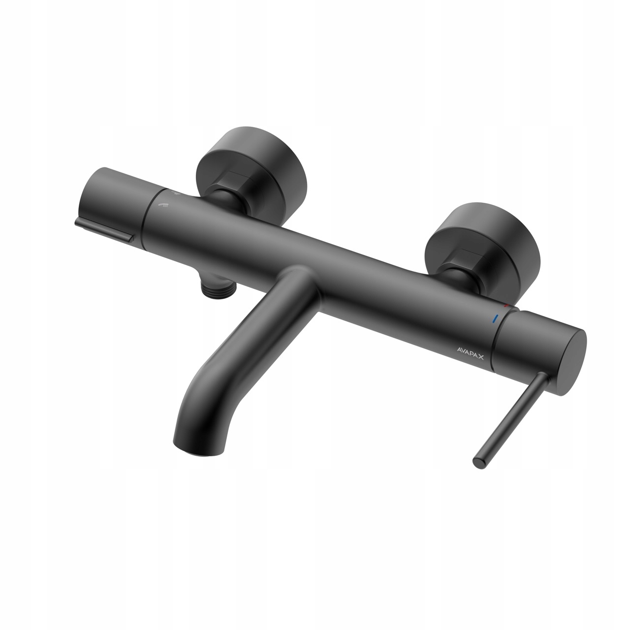 Nástenná vaňová batéria Avapax Ultimate gun metal matná