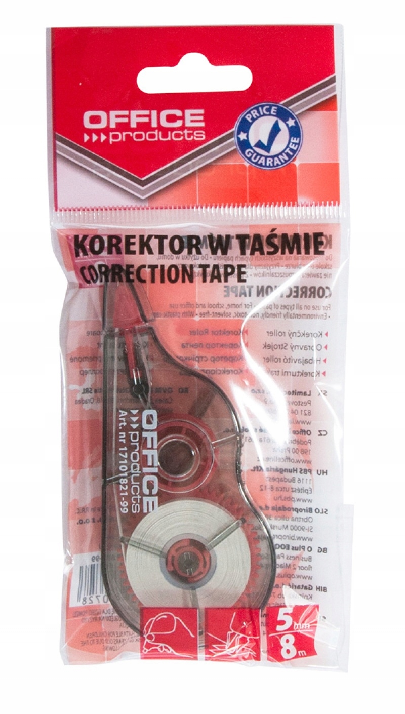 

Korektor w taśmie Office Products myszka 5mmx8m