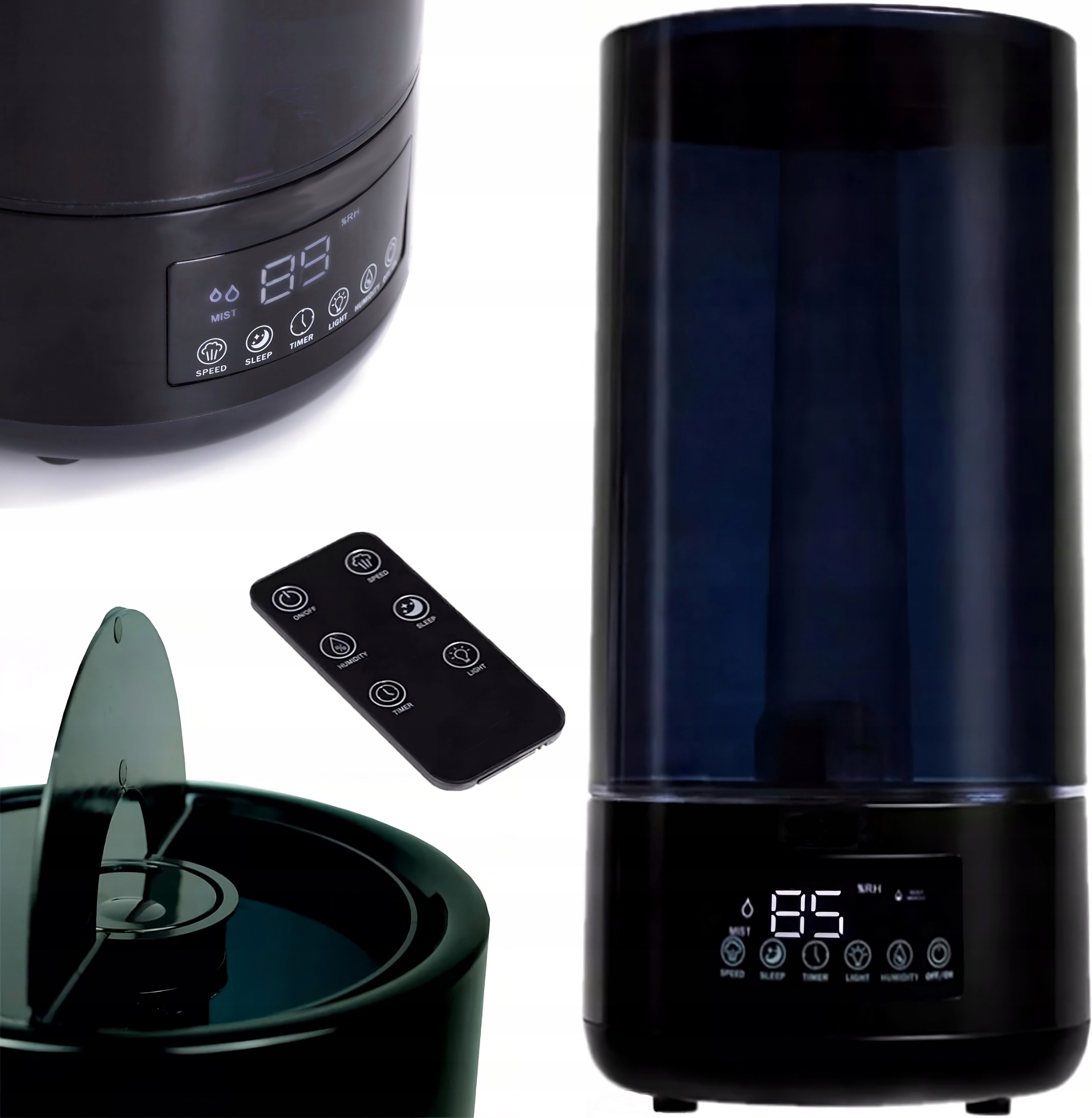 

Nawilżacz Powietrza 25W 4,5L Aromaterapia Pilot