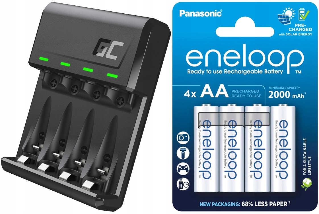 Nabíječka Baterií Aa Aaa 4x Panasonic Eneloop Aa 2000 mAh