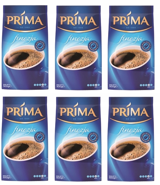 6x 500g Prima Finezja Kawa mielona Karton