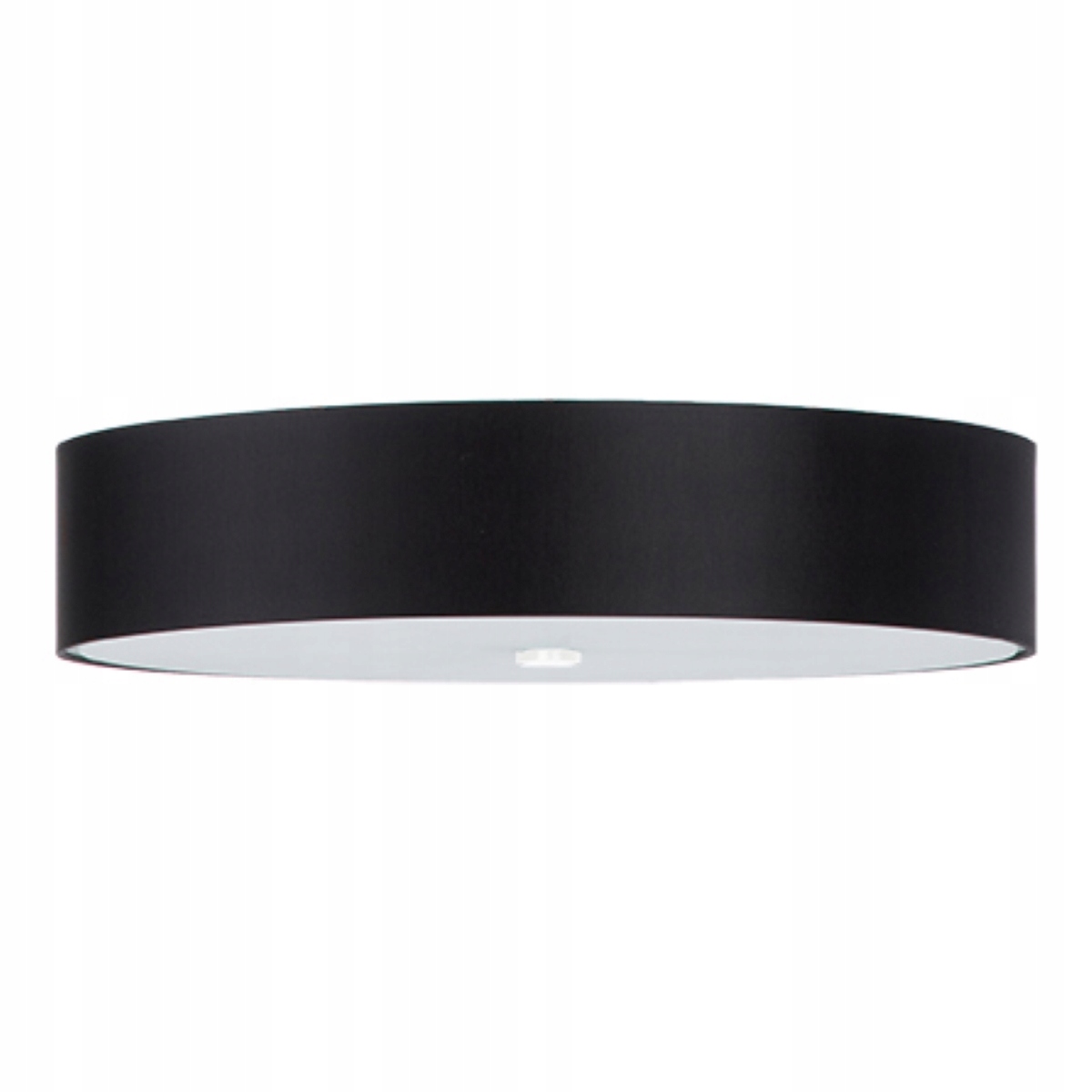 Duża lampa sufitowa czarna Skala 60cm do salonu Sollux