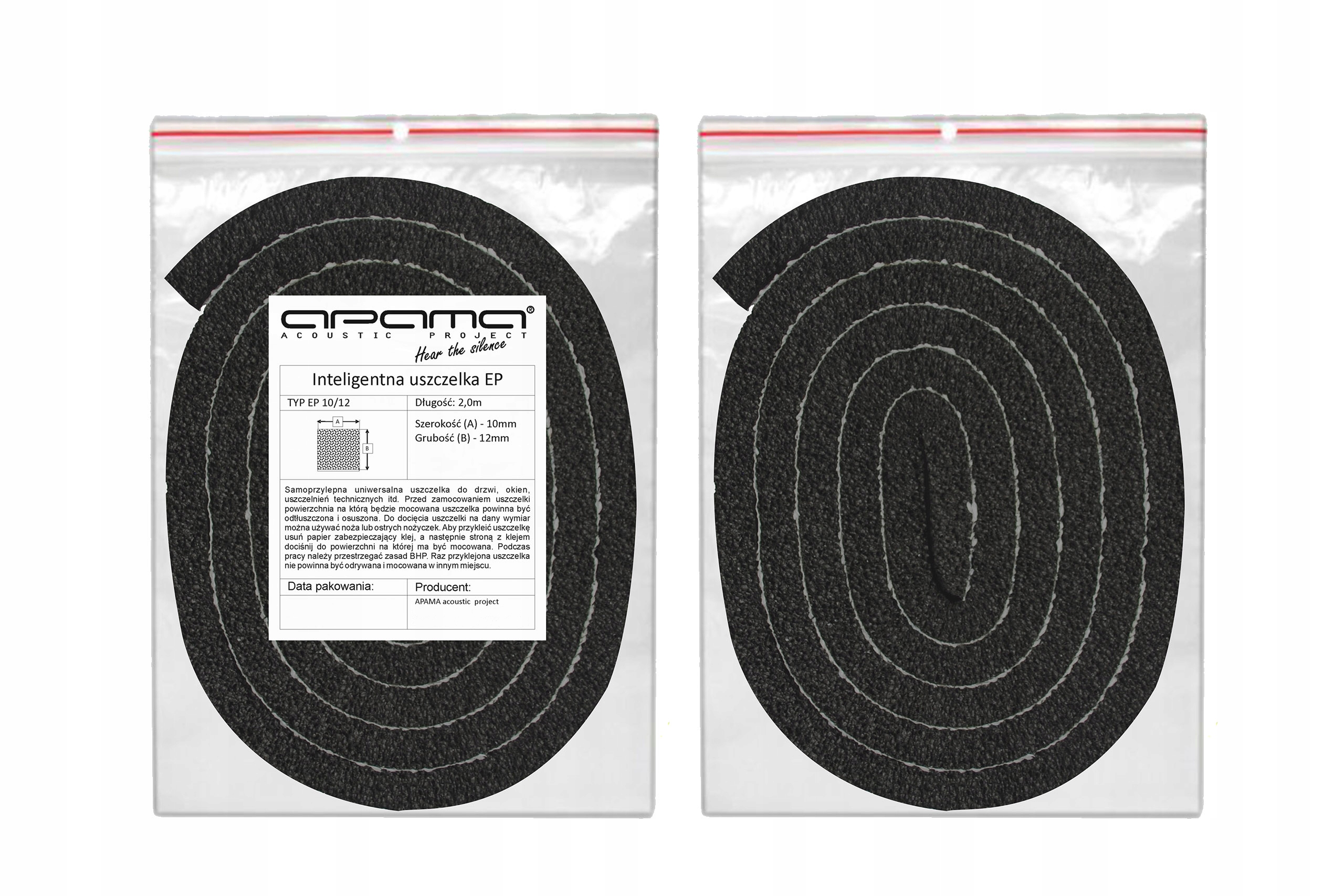 Inteligentna uszczelka EP10/10 (10mm na 10mm).