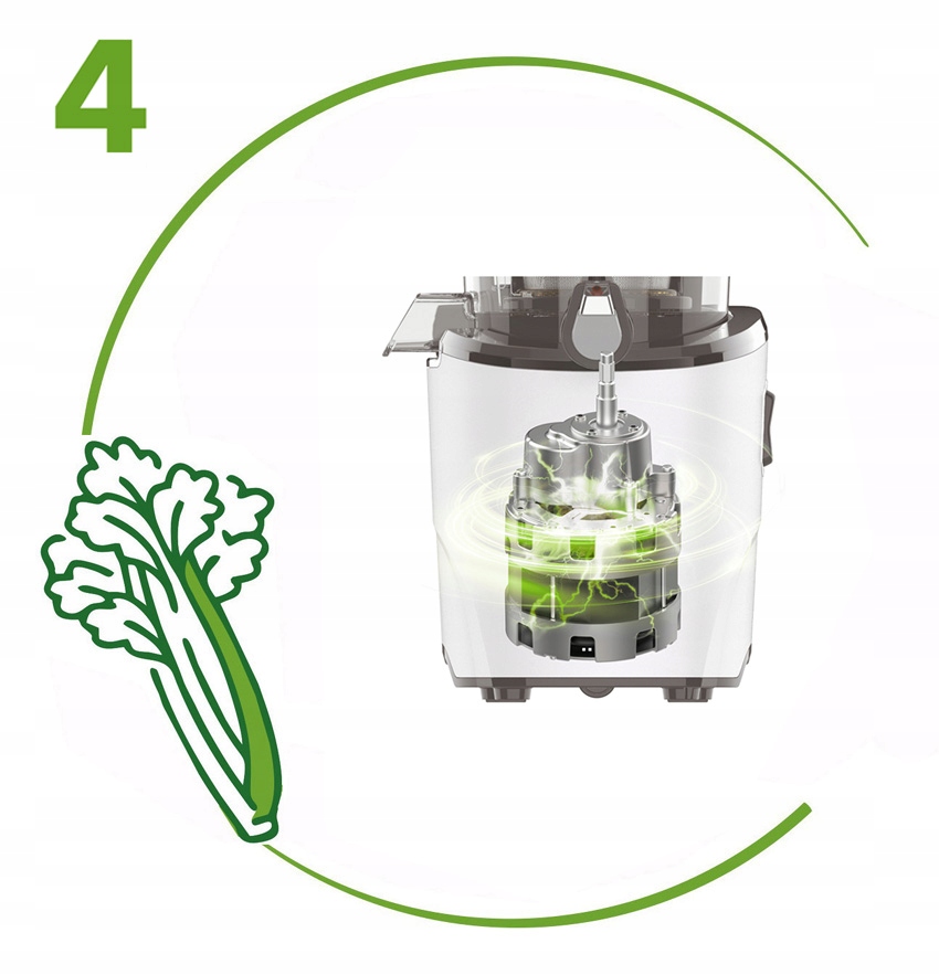 KUVINGS R-EVO830 WYCISKARKA WOLNOOBROTOWA SOKU Moc 200 W