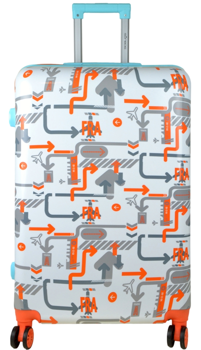 Duża walizka na kółkach Sunbag Fly360 DualColor