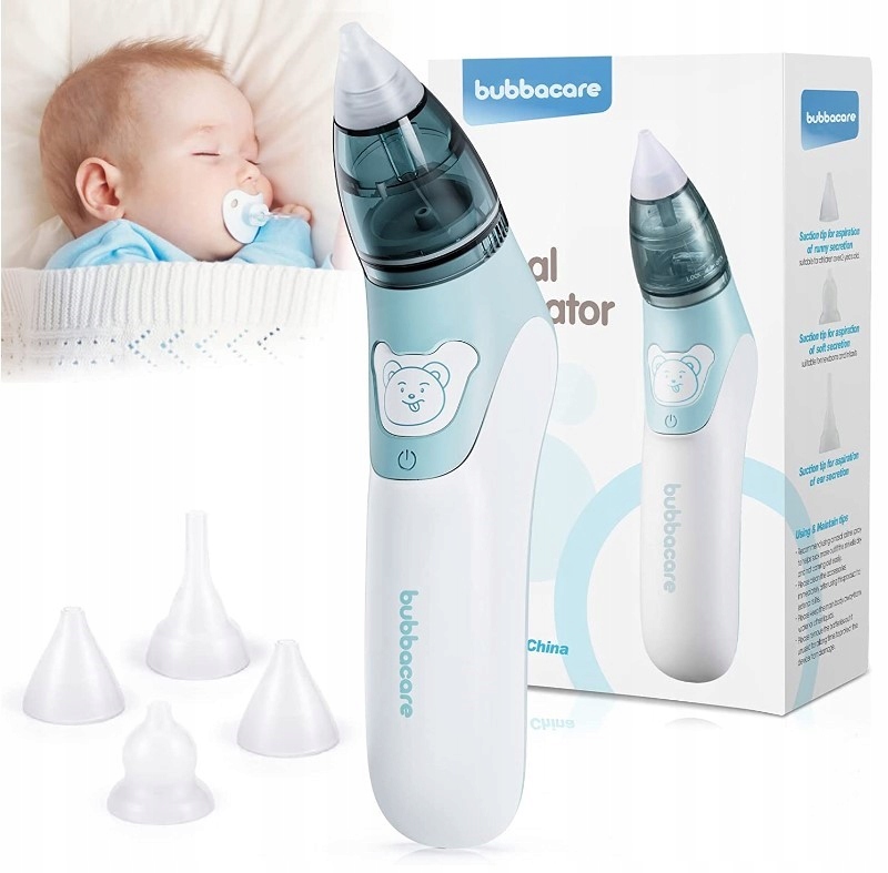 Elektryczny aspirator do nosa i uszu dla niemowląt