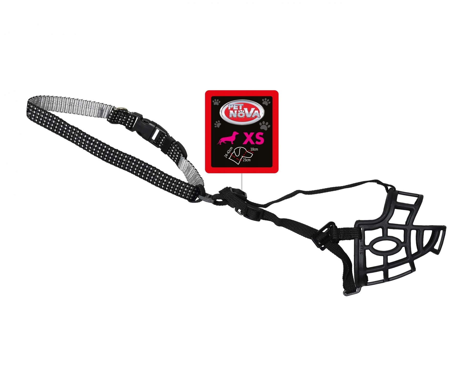 

Pet Nova Kaganiec plastikowy z obrożą Xs