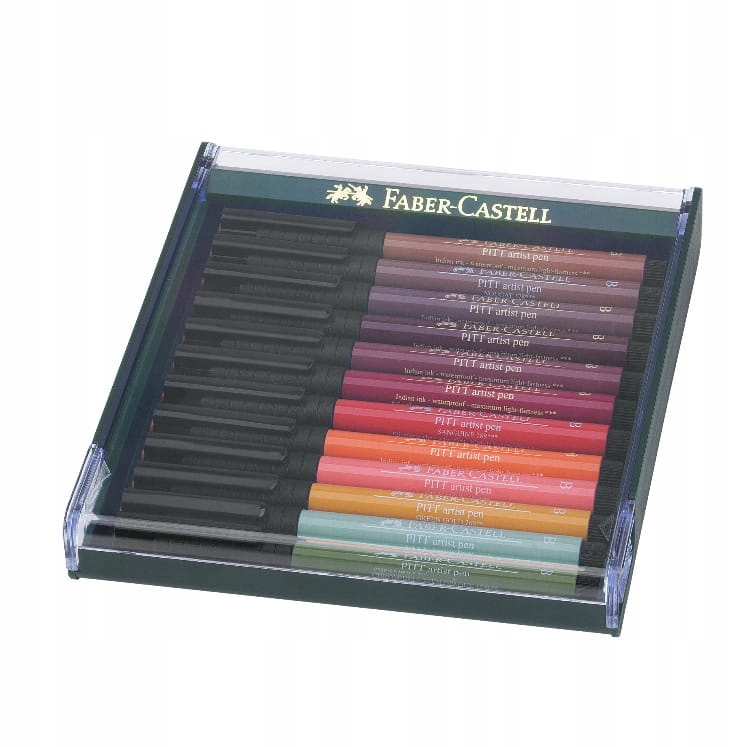 

Pitt artist pen brush zestaw earth Faber-Castell 2
