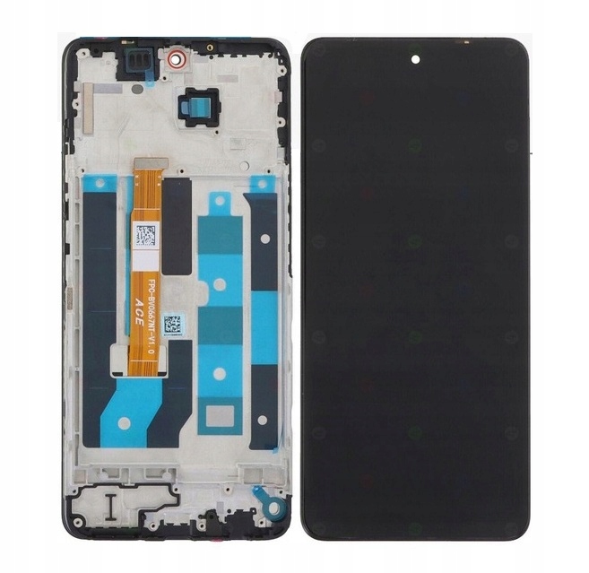 Nowy Ekran LCD Realme 12X 5G RMX3998, RMX3997 Z Ramką Czarny