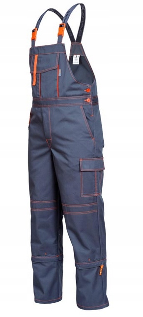 Spodnie robocze ogrodniczki szare Sara Majster r. M