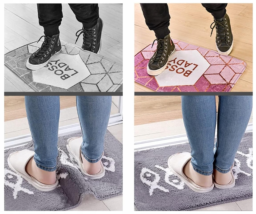 30x NAKLEJKI NAKŁADKI POD DYWAN WYKŁADZINE ANTYPOŚLIZGOWE PODKŁADKI ZESTAW Długość 13 cm