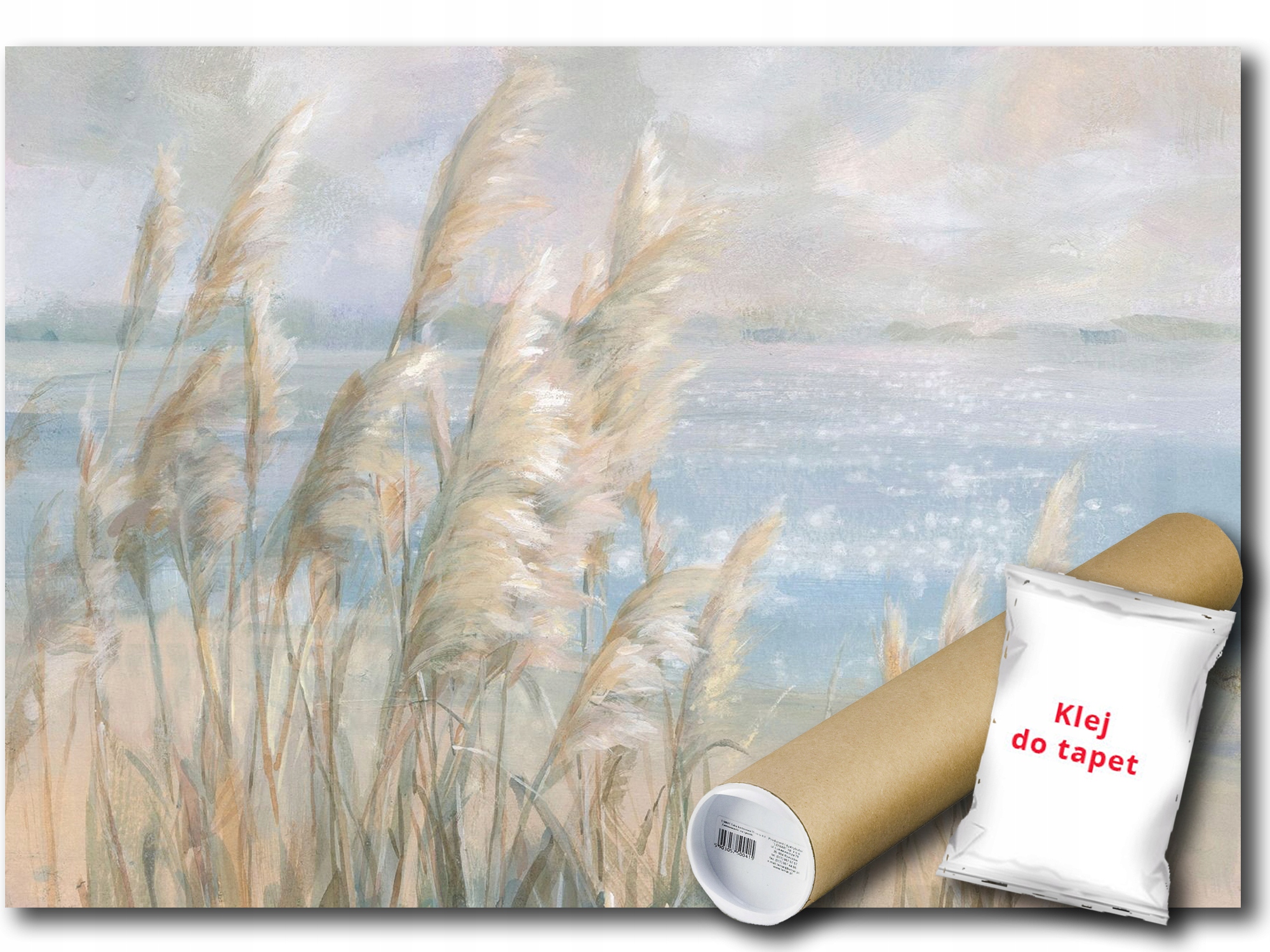 Fototapeta Vliesová Tapeta Krajina Boho Tráva Pampová Tráva Moře Slunce 368x254